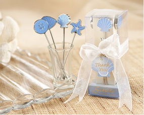 山西太原青飾緣創意結婚回禮 不銹鋼水果叉套裝四件套